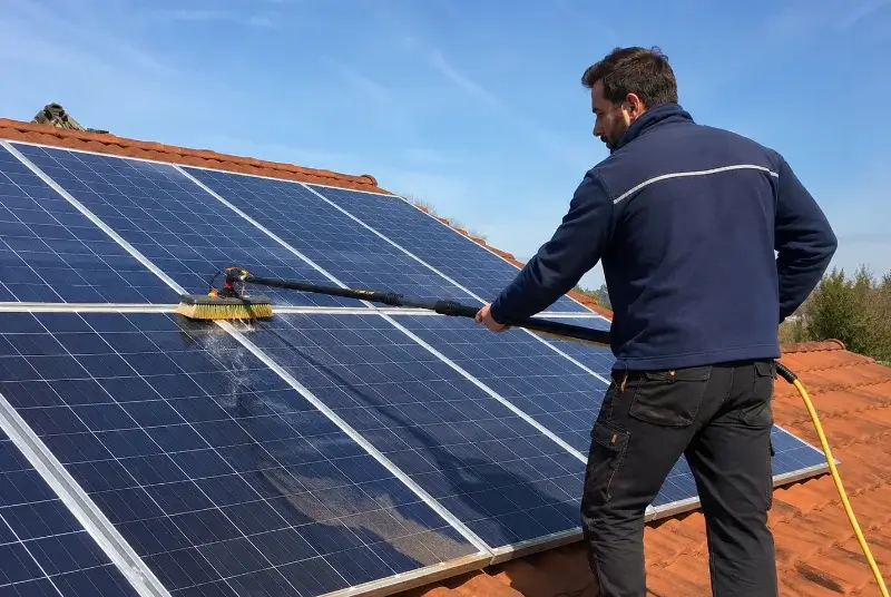 Nettoyage et entretien de panneaux solaires à Port-Sainte-Foy-et-Ponchapt